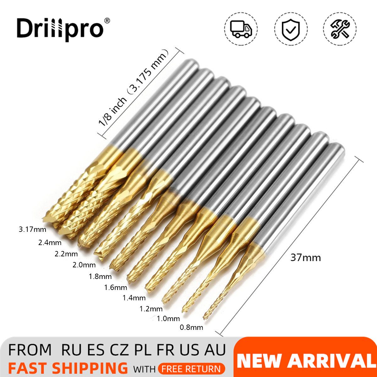 Drillpro 10 / 0.8mm-3.175mm ī̵ и Ŀ ..